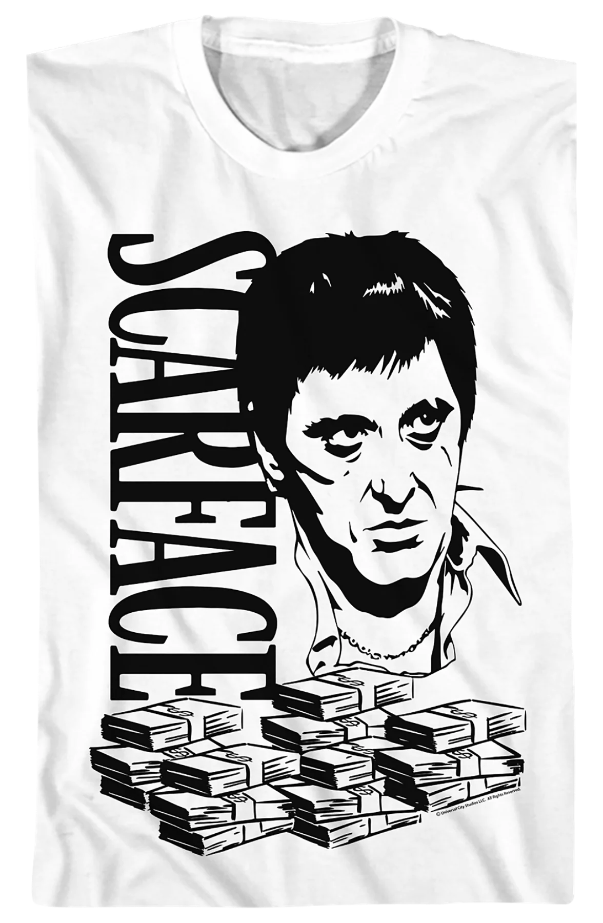 Get The Money Scarface T-Shirt - Image 2