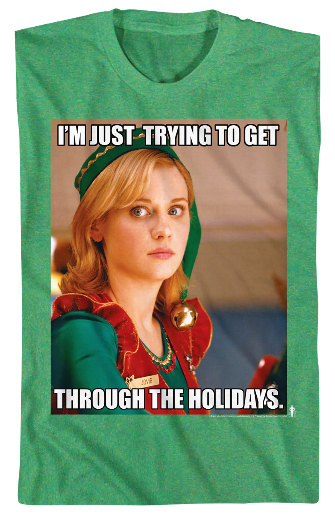 Get Through The Holidays Elf T-Shirt - Image 2