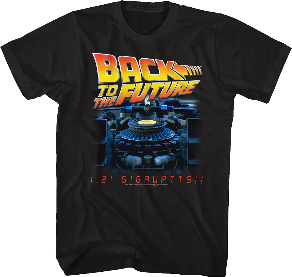 Gigawatts Back To The Future T-Shirt