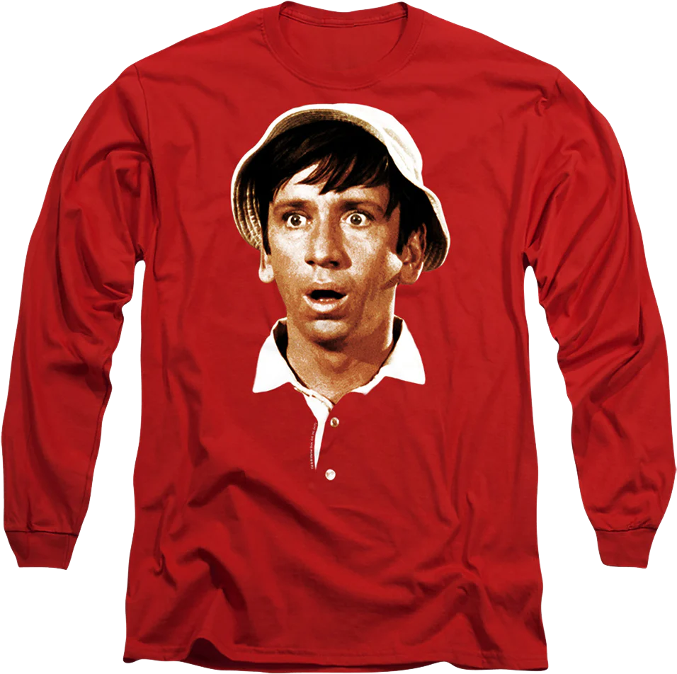 Gilligan's Head Gilligan's Island Long Sleeve Shirt