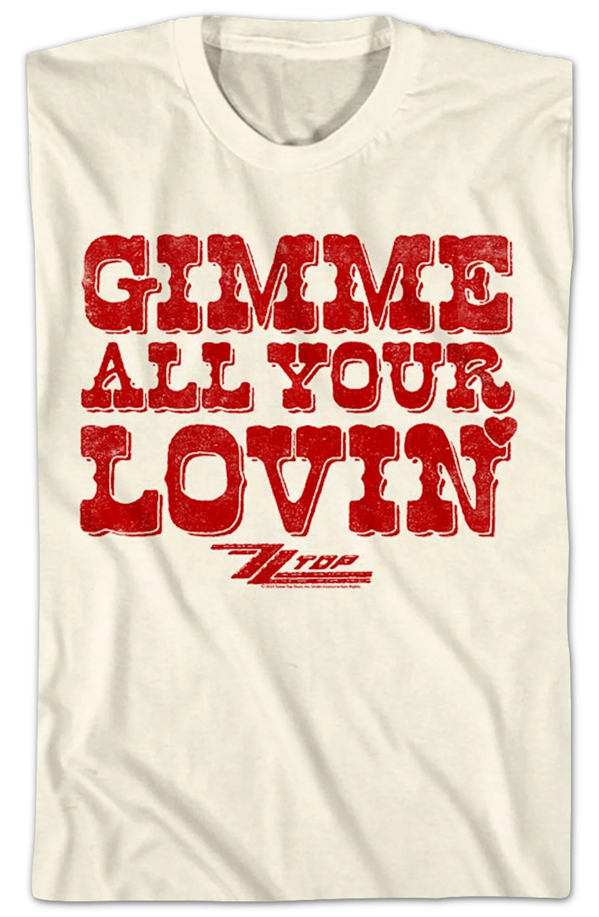 Gimme All Your Lovin' ZZ Top T-Shirt - Image 2