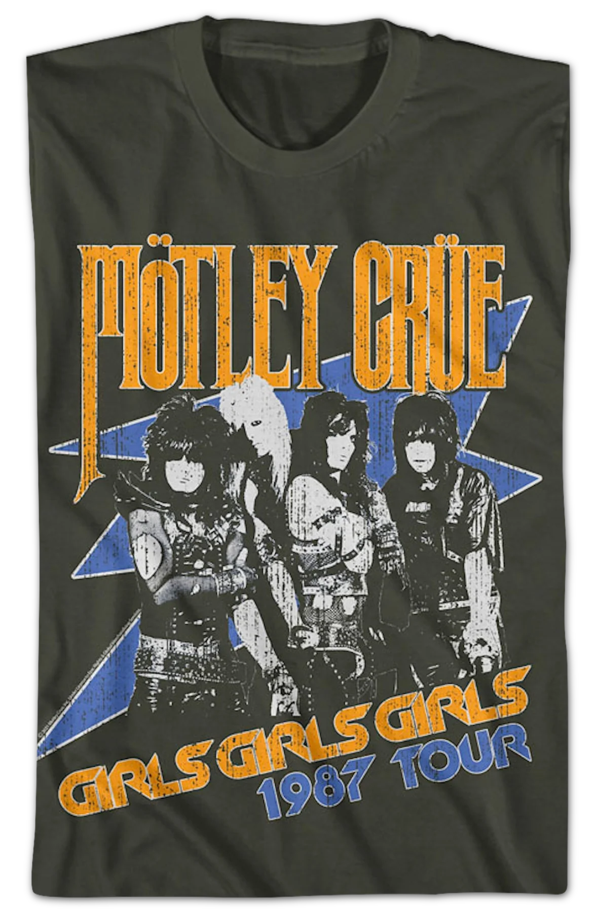 Girls Girls Girls 1987 Tour Motley Crue T-Shirt - Image 2