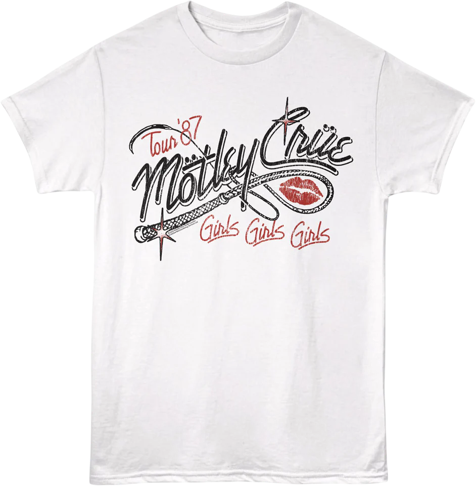 Girls Girls Girls Whip Motley Crue T-Shirt