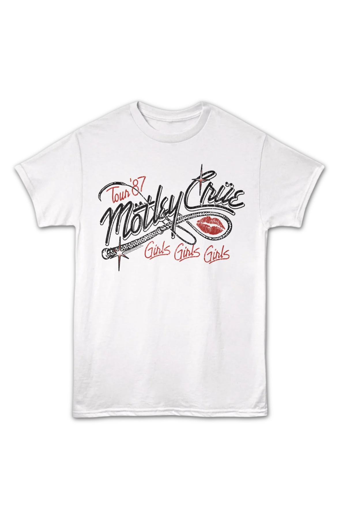 Girls Girls Girls Whip Motley Crue T-Shirt - Image 2