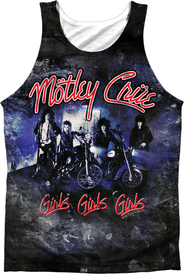 Girls Girls Girls World Tour '87 Motley Crue Tank Top