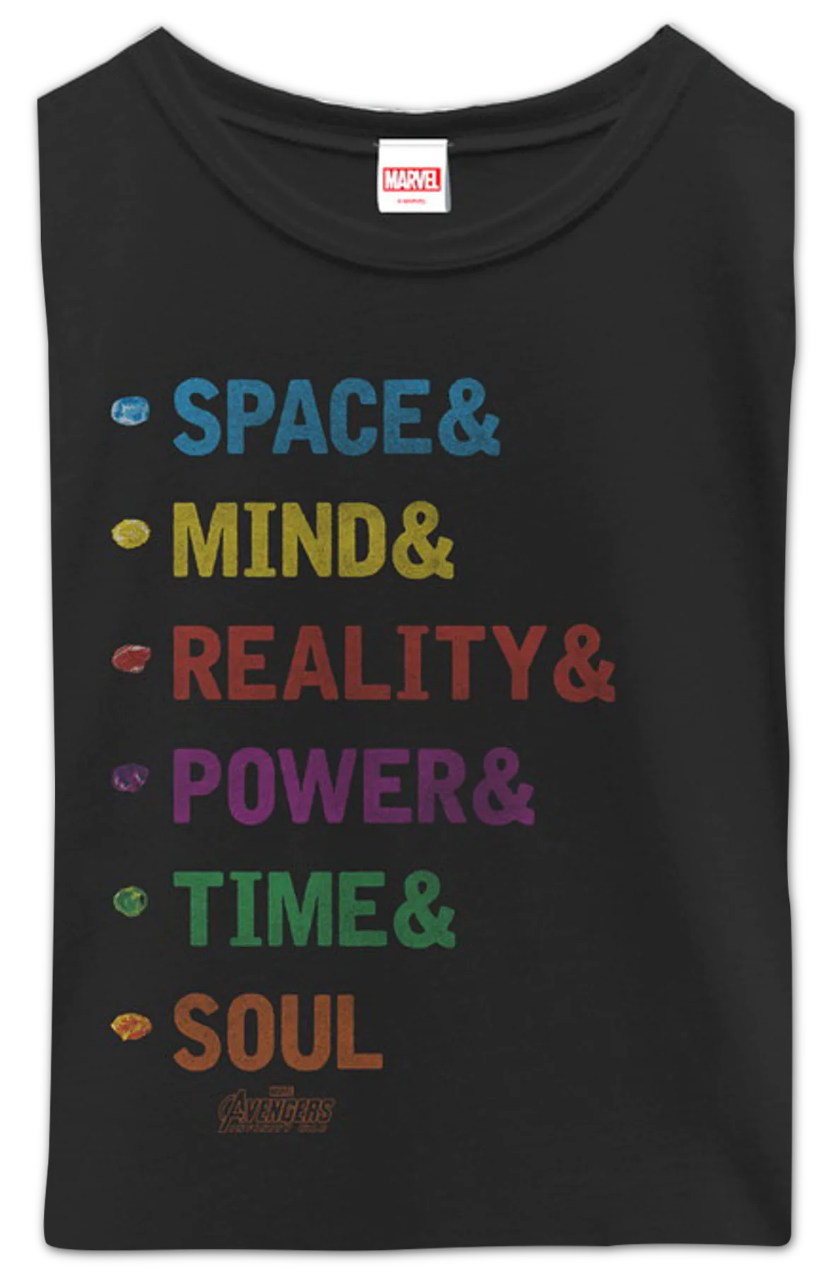 Girls Infinity Stones Marvel Comics Shirt - Image 2