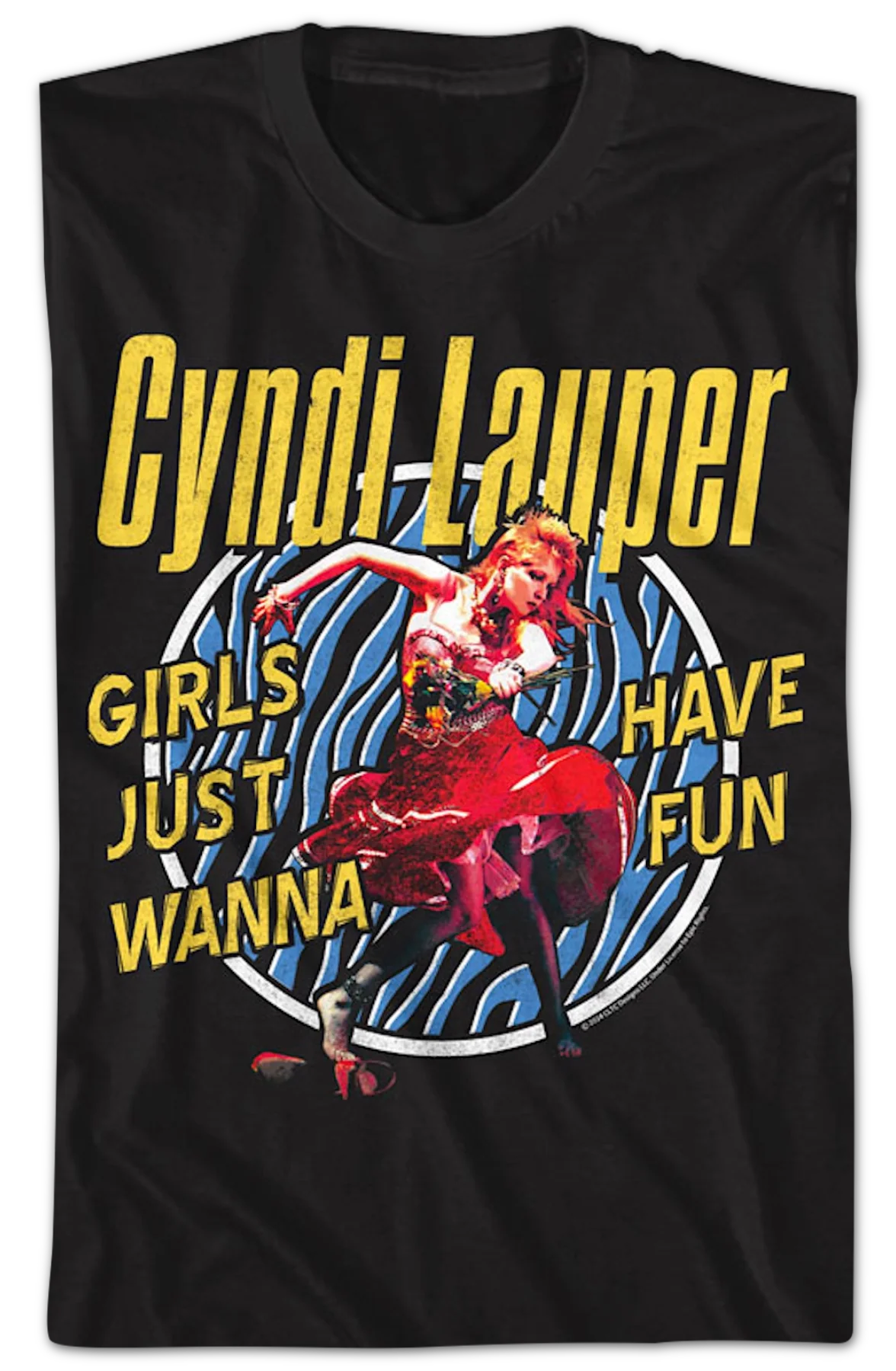 Girls Just Wanna Have Fun Cyndi Lauper T-Shirt - Image 2