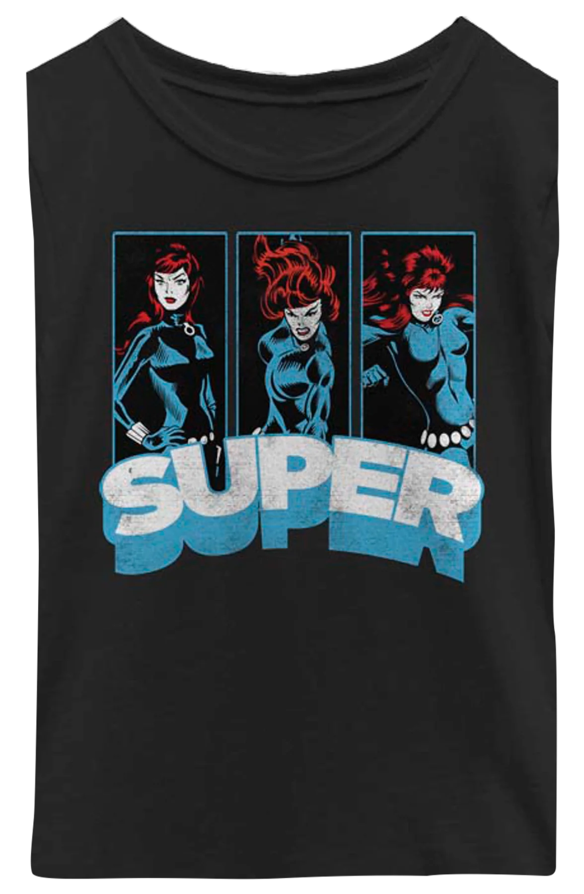 Girls Super Panels Black Widow Shirt - Image 2