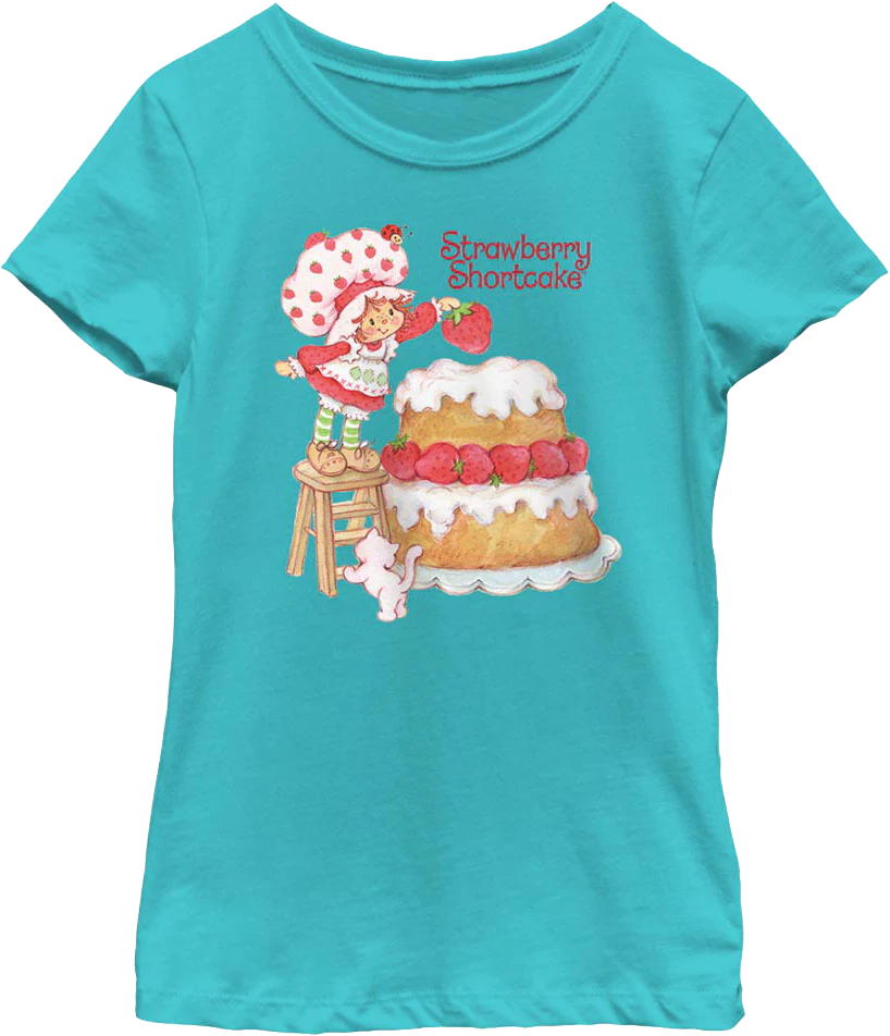 Girls Youth Strawberry Shortcake Shirt