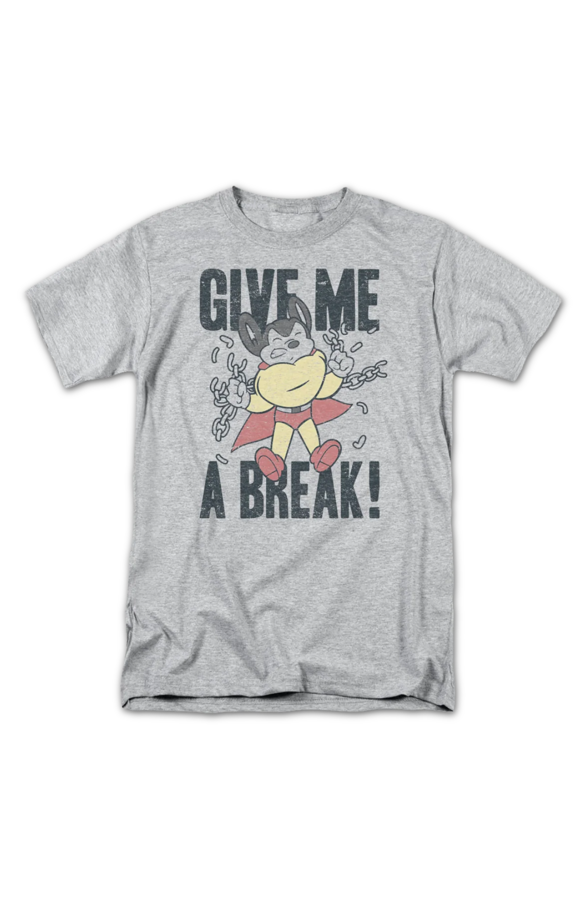 Give Me A Break Mighty Mouse T-Shirt - Image 2