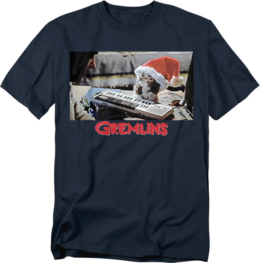 Gizmo Christmas Keyboard Gremlins T-Shirt