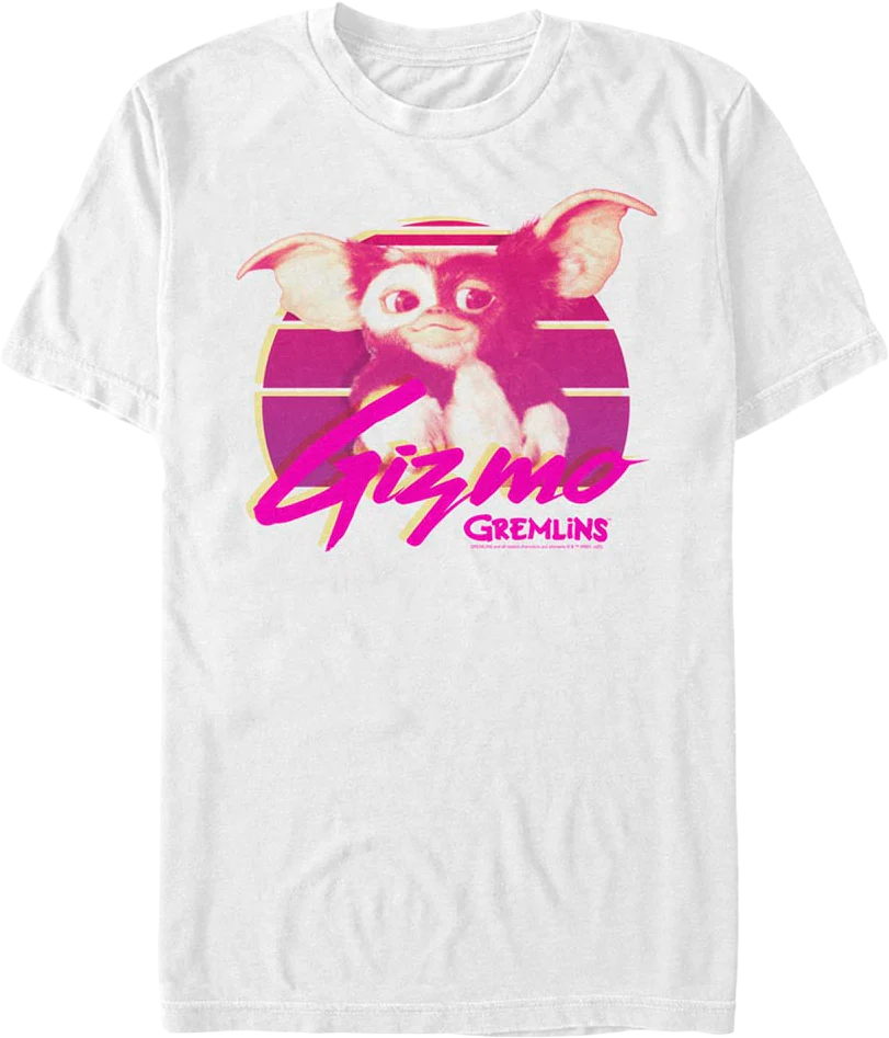 Gizmo Retro Sunset Gremlins T-Shirt