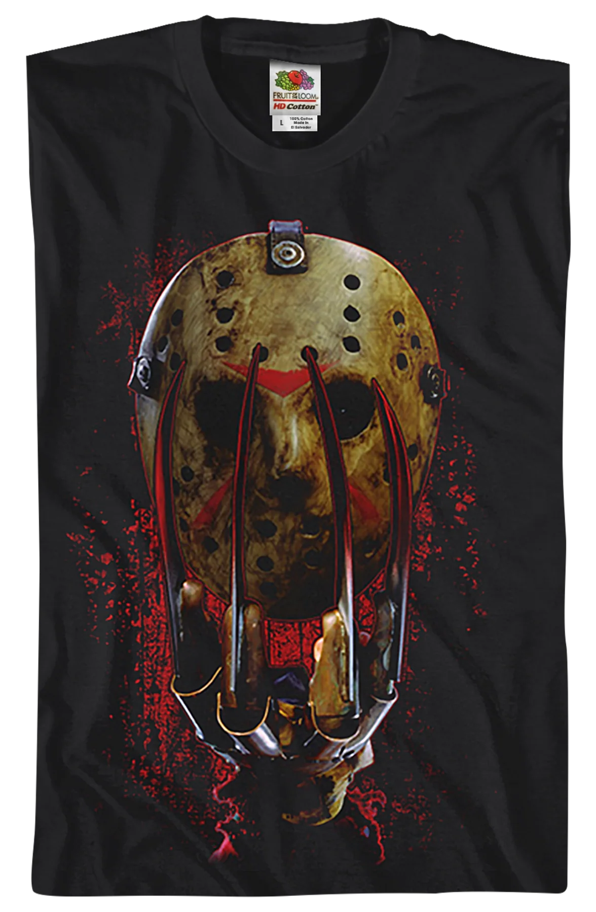 Glove And Mask Freddy vs. Jason T-Shirt - Image 2