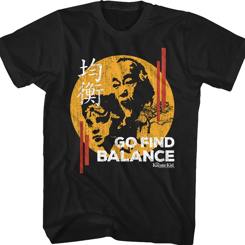 Go Find Balance Karate Kid T-Shirt