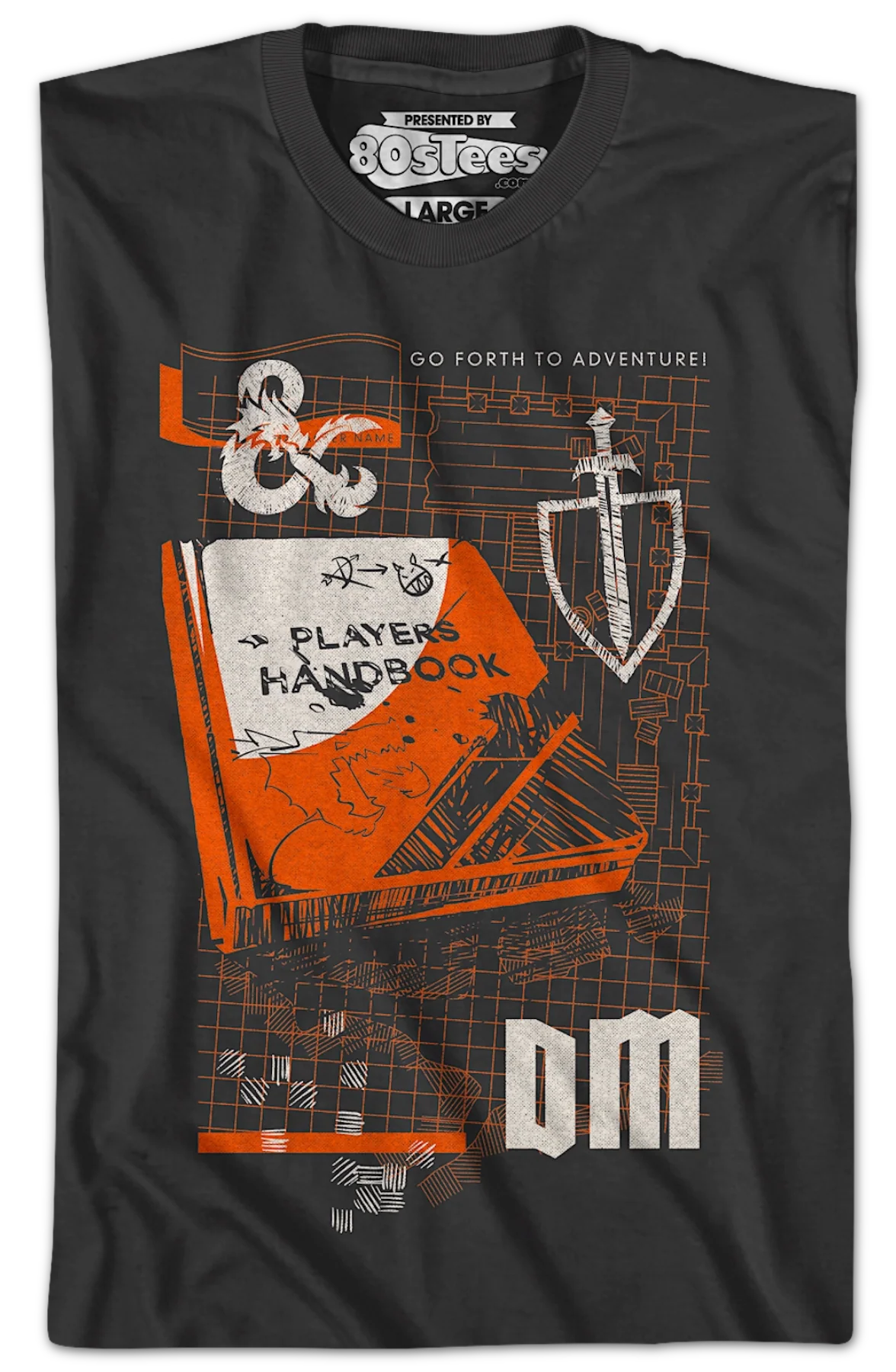 Go Forth To Adventure Dungeons & Dragons T-Shirt - Image 2