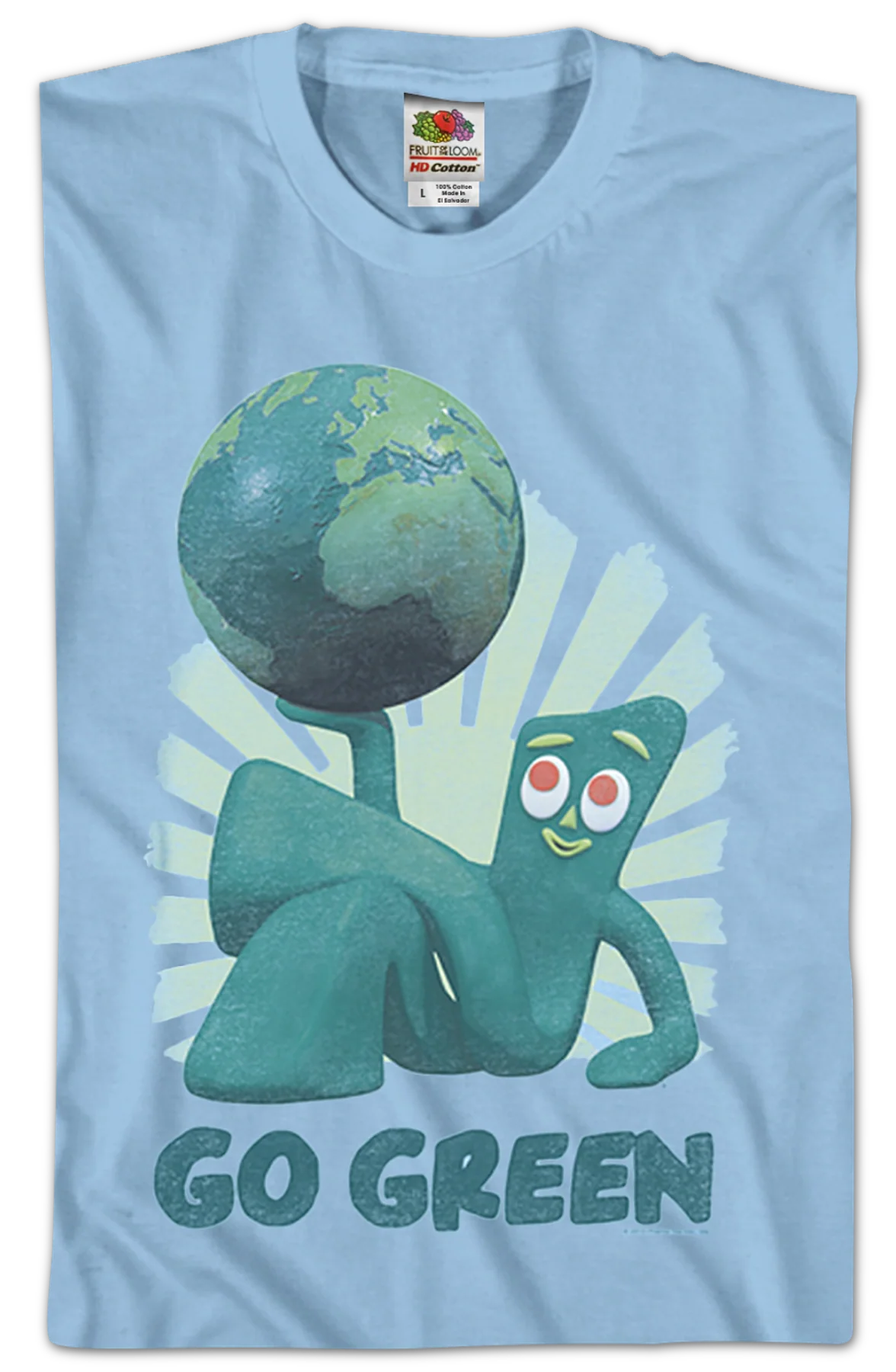 Go Green Gumby T-Shirt - Image 2