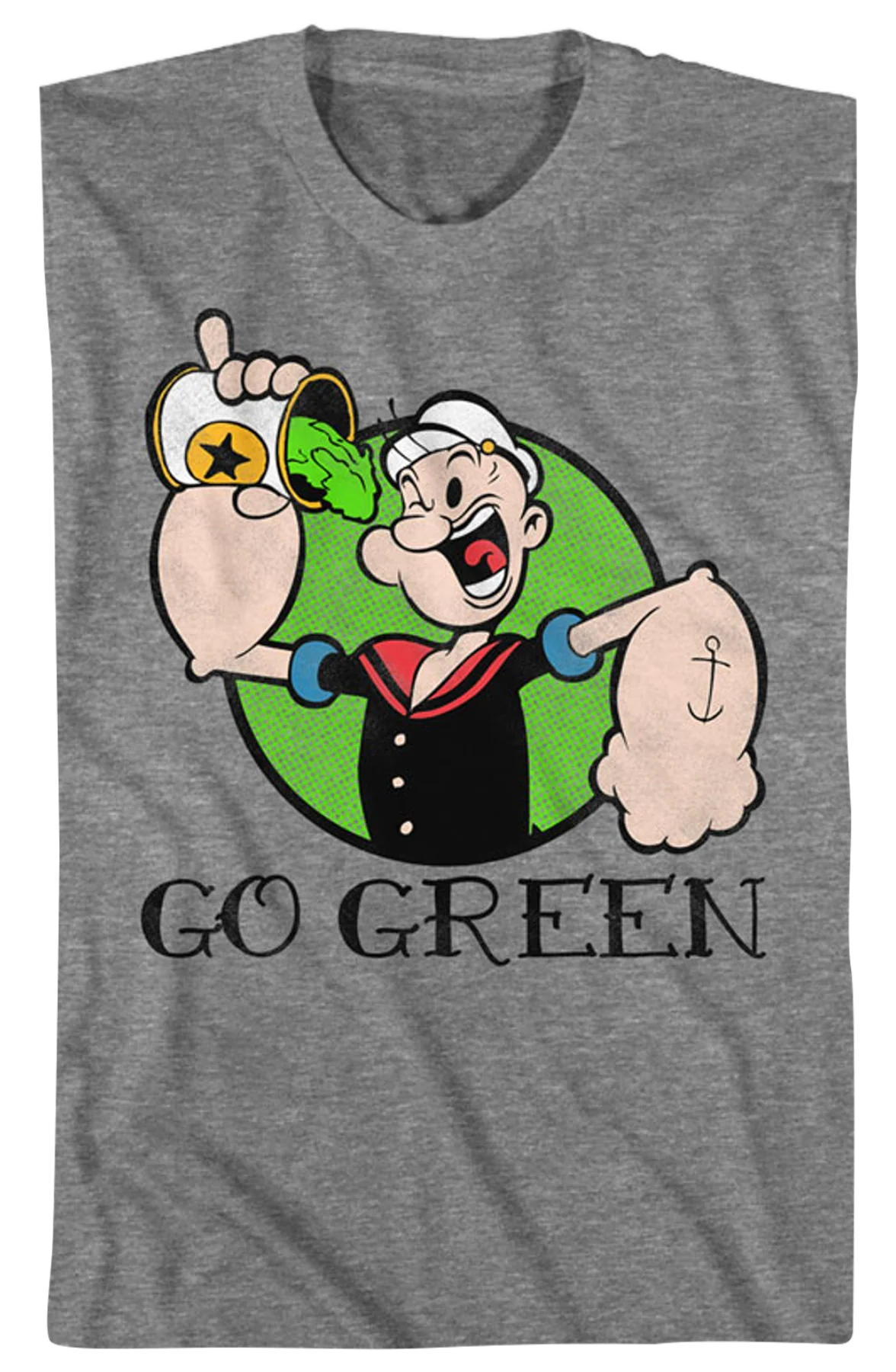 Go Green Popeye T-Shirt - Image 2