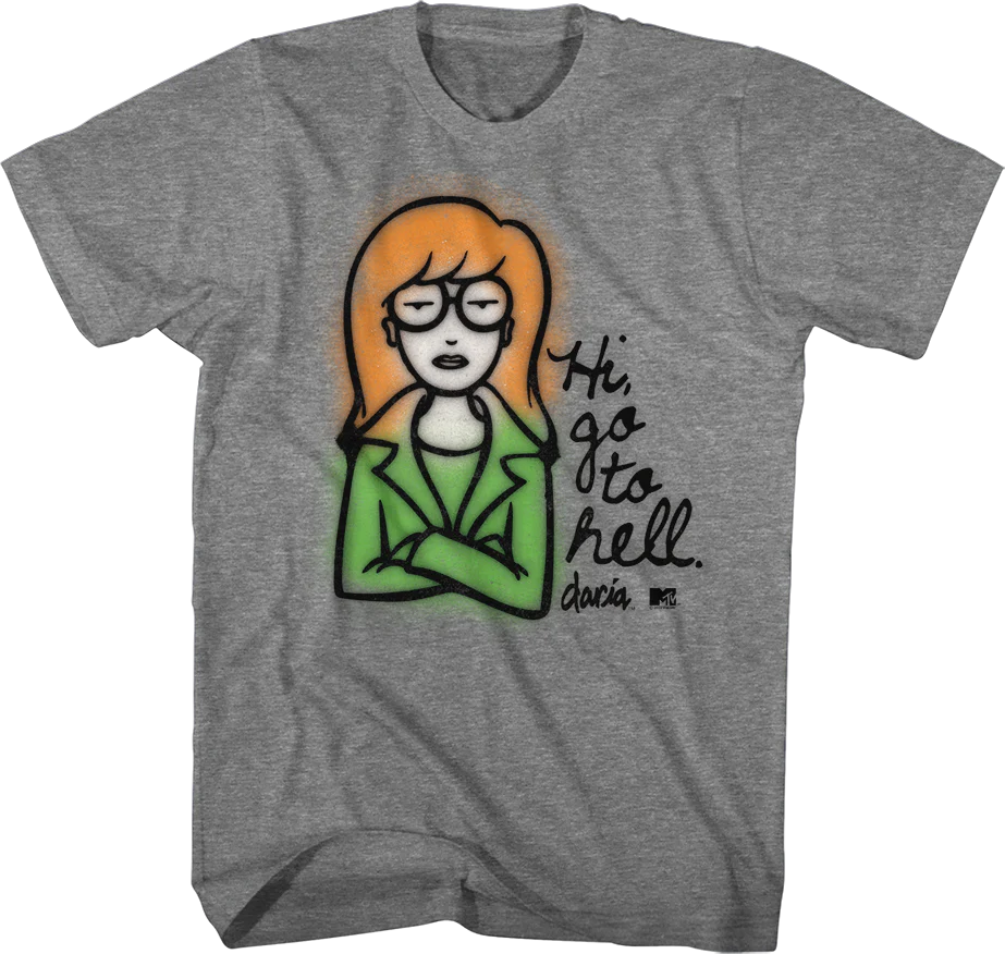 Go To Hell Daria T-Shirt
