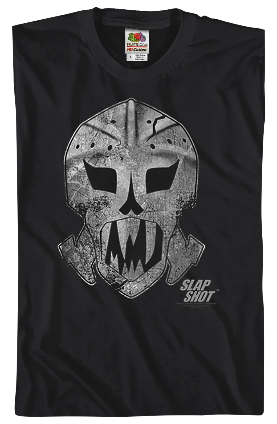 Goalie Mask Slap Shot T-Shirt - Image 2