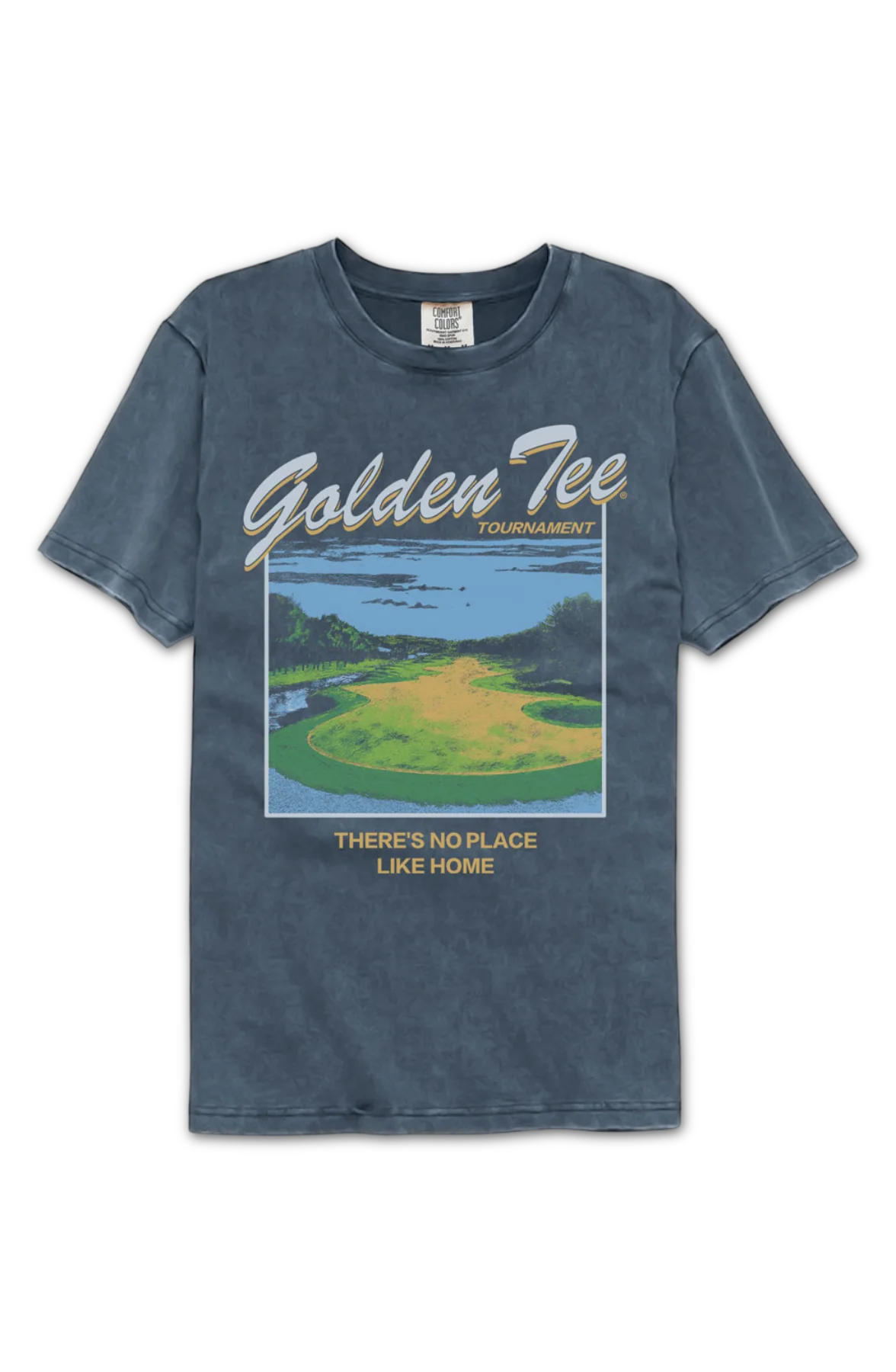 Golden Tee No Place Like Comfort Colors Brand T-Shirt - Image 2