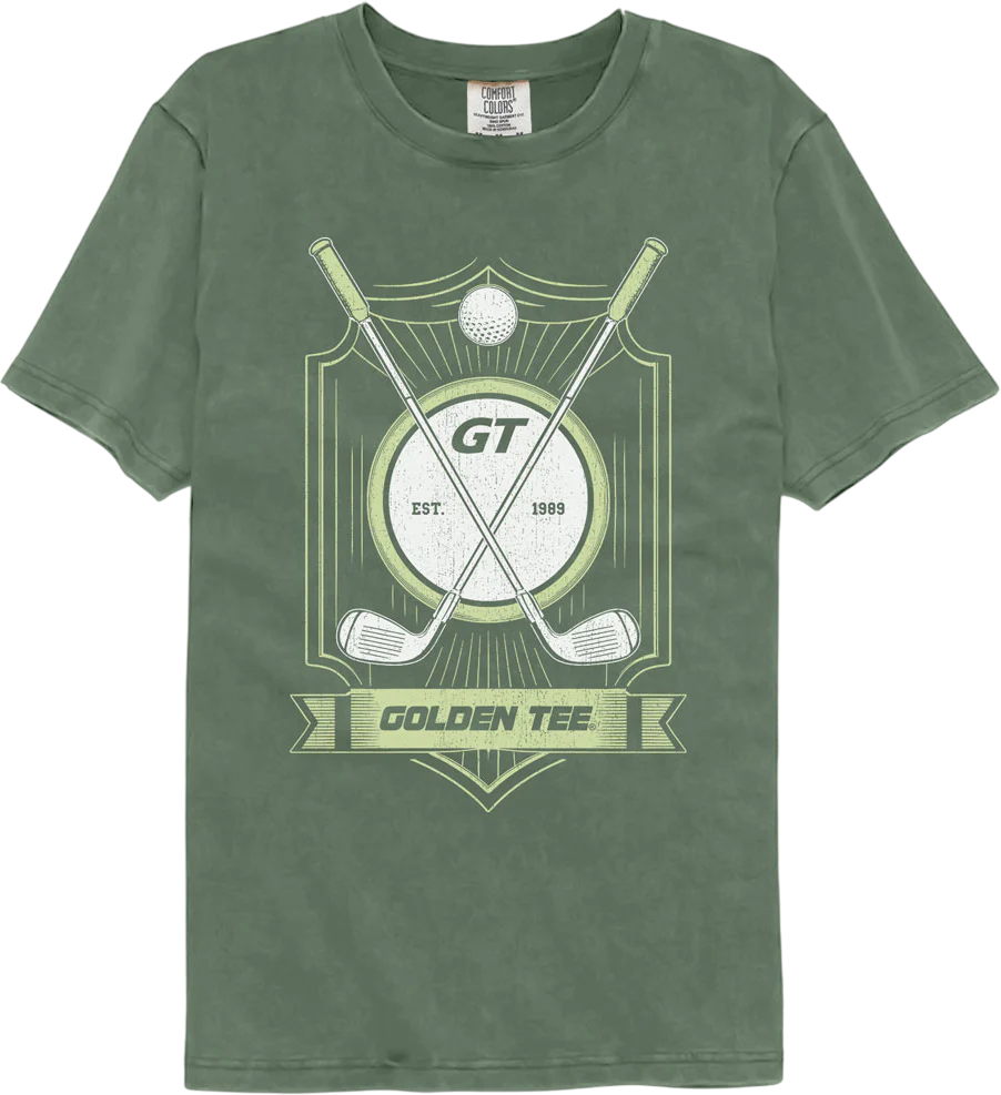 Golden Tee Shield Comfort Colors Brand T-Shirt