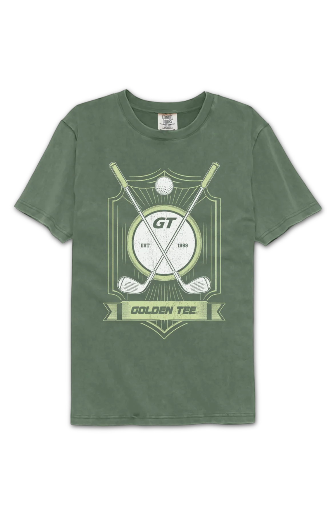 Golden Tee Shield Comfort Colors Brand T-Shirt - Image 2