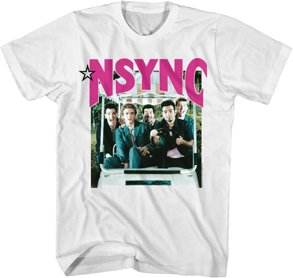 Golf Cart NSYNC T-Shirt