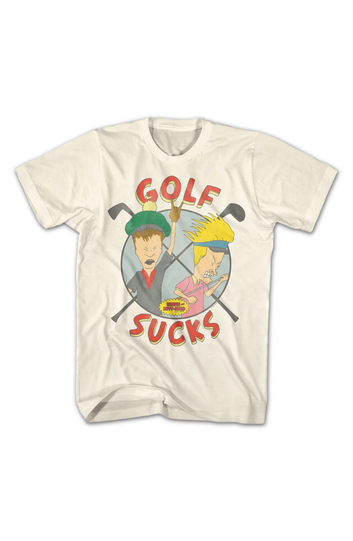 Golf Sucks Beavis And Butt-Head T-Shirt - Image 2