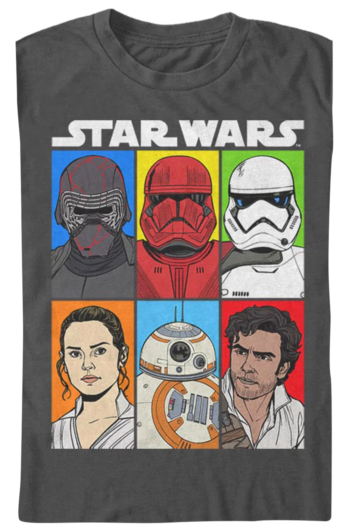 Good And Evil Pop Art Star Wars T-Shirt - Image 2