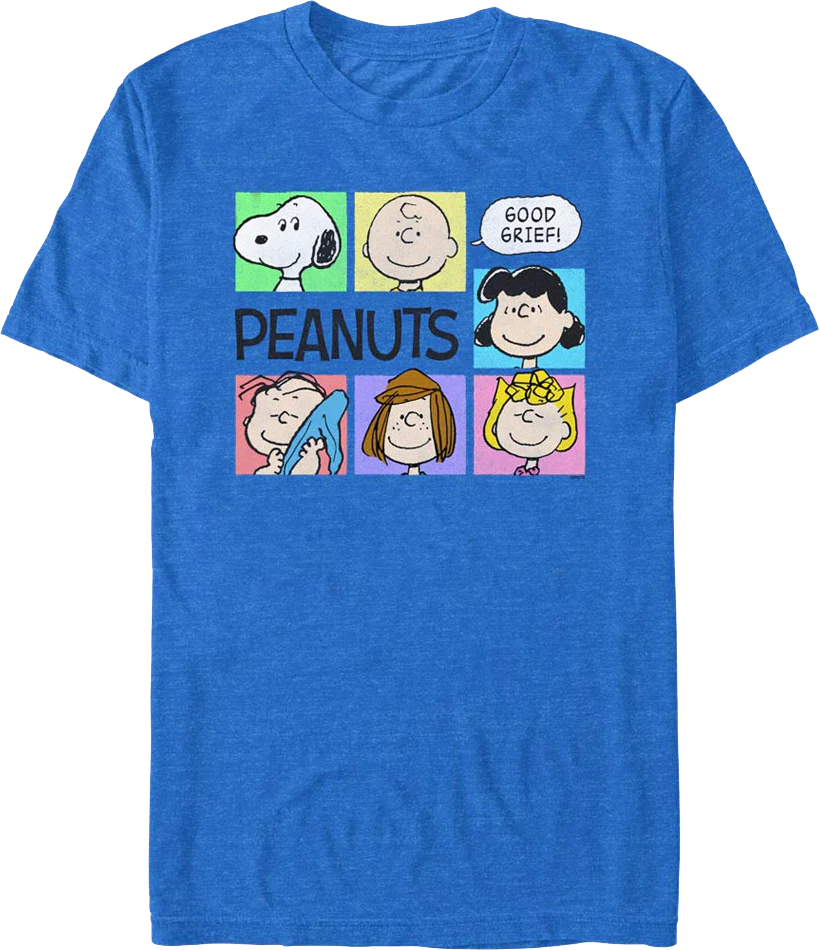 Good Grief Blocks Peanuts T-Shirt