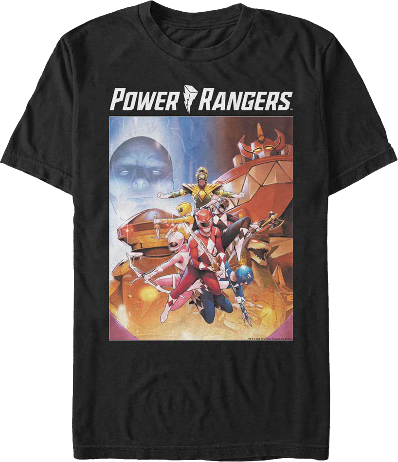 Good Guys Poster Mighty Morphin Power Rangers T-Shirt