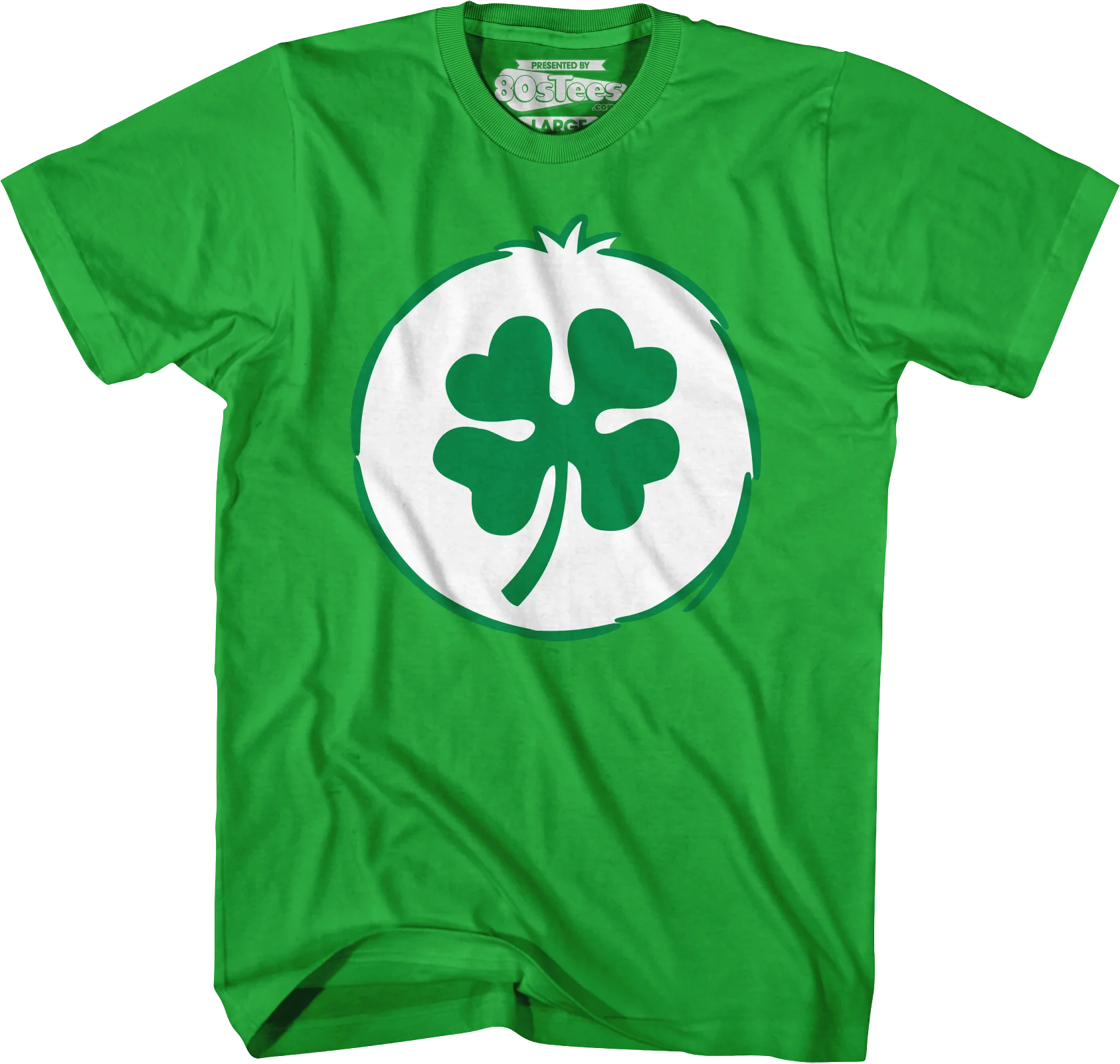 Good Luck Bear Belly Badge Care Bears T-Shirt