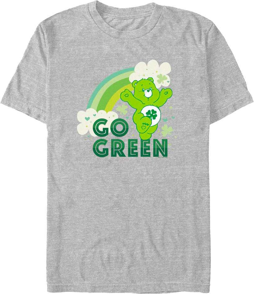 Good Luck Bear Go Green Care Bears T-Shirt