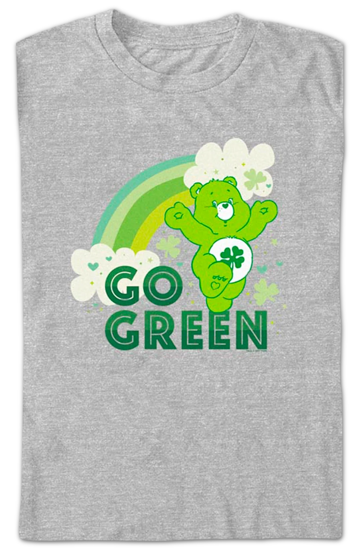 Good Luck Bear Go Green Care Bears T-Shirt - Image 2