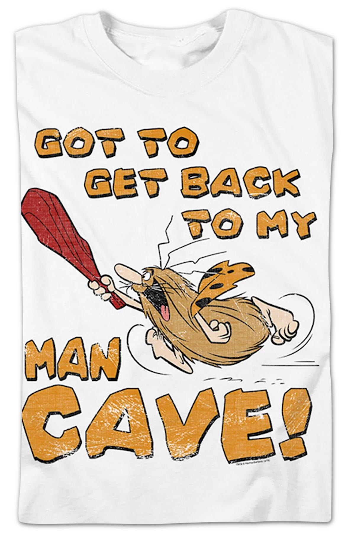 Got To Get Back To My Man Cave Captain Caveman T-Shirt - Image 2