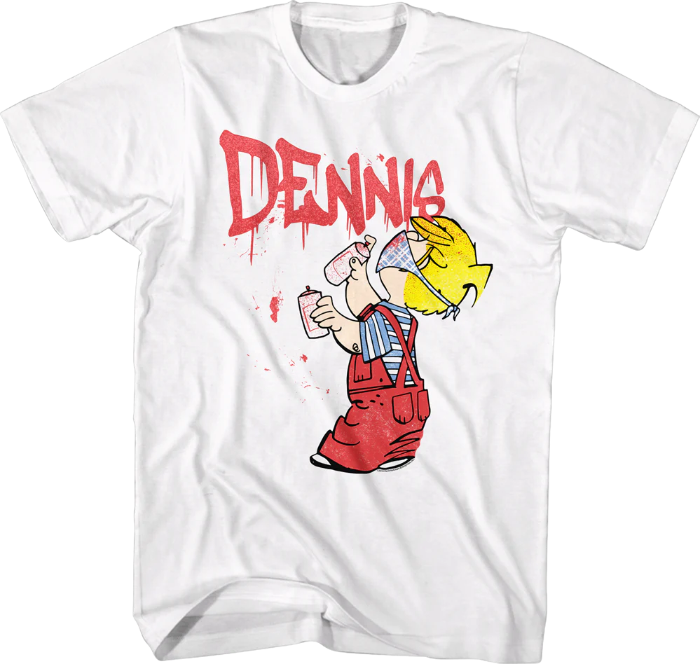 Graffiti Dennis the Menace T-Shirt
