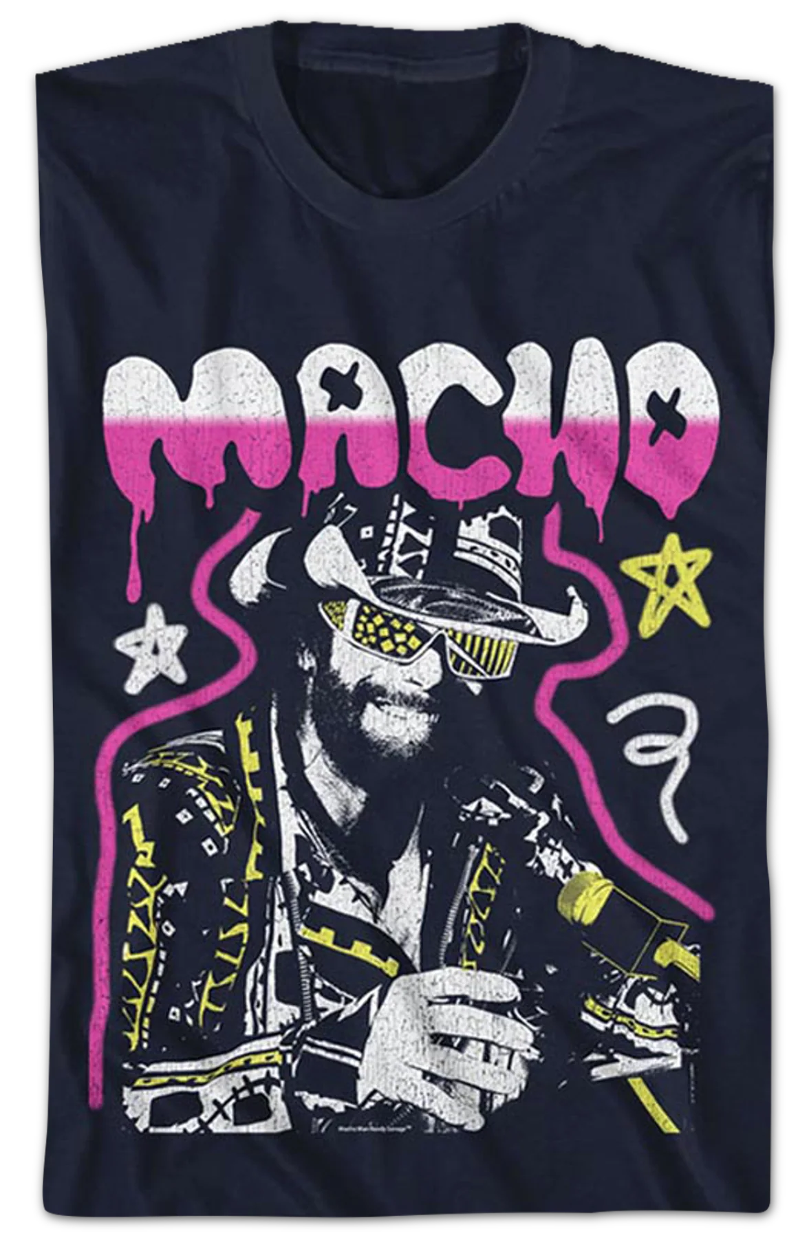 Graffiti Macho Man Randy Savage T-Shirt - Image 2