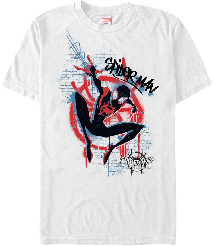 Graffiti Spider-Man Into The Spider-Verse T-Shirt