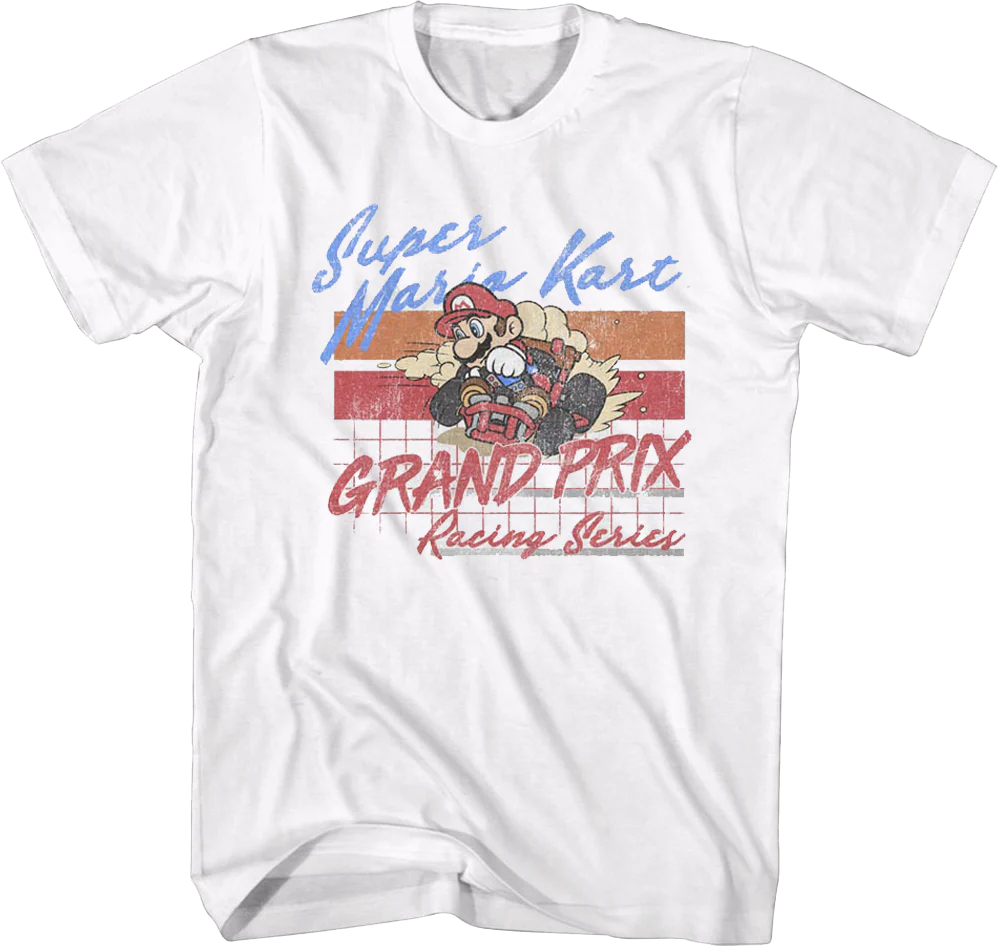 Grand Prix Racing Series Super Mario Kart T-Shirt