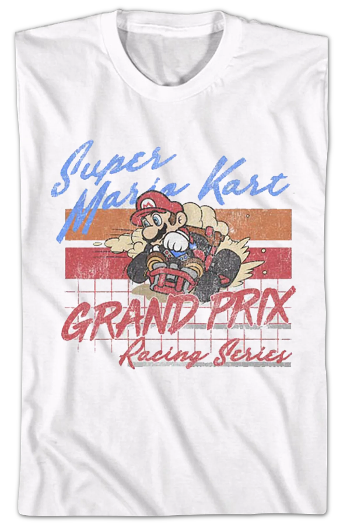 Grand Prix Racing Series Super Mario Kart T-Shirt - Image 2
