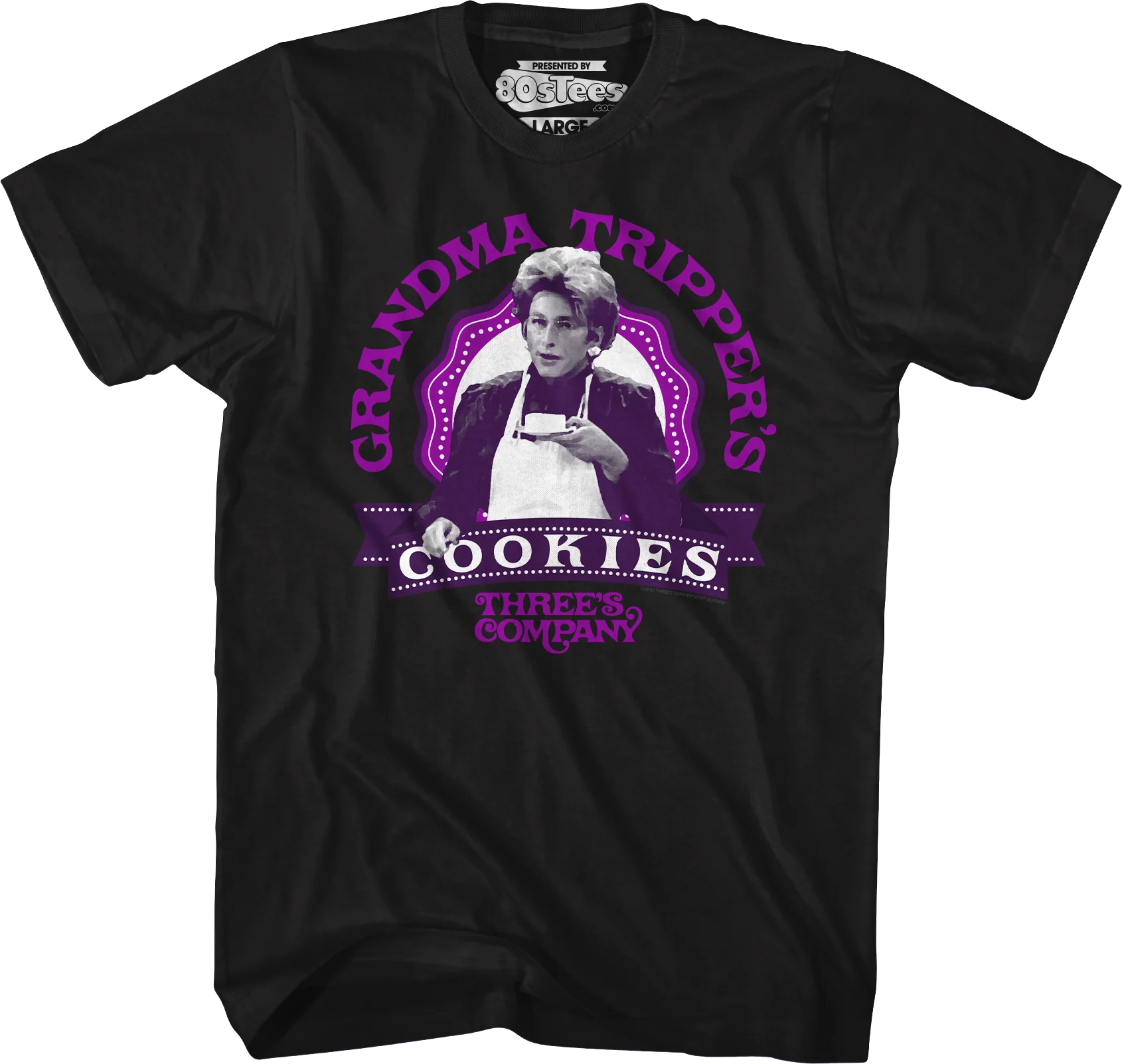 Grandma Tripper's Cookies Three's Company T-Shirt - Image 5
