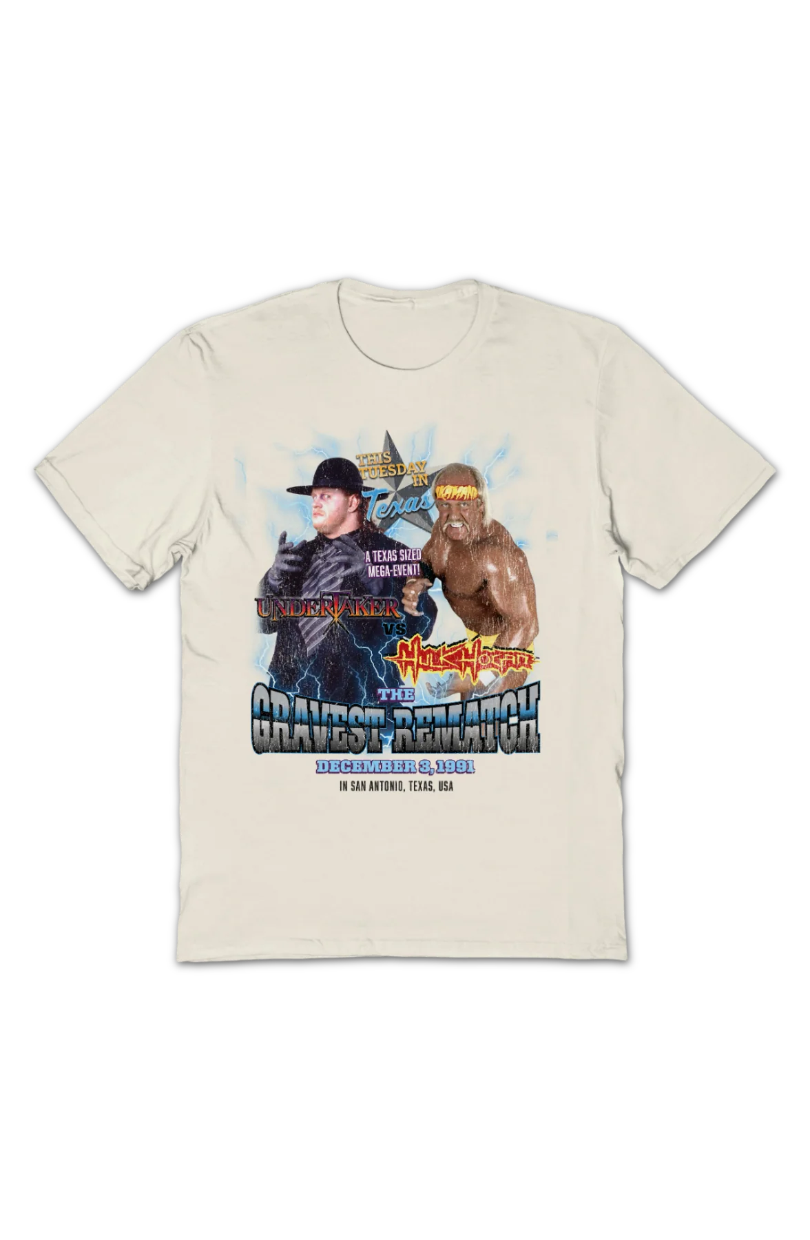 Gravest Rematch Undertaker vs. Hulk Hogan T-Shirt - Image 2