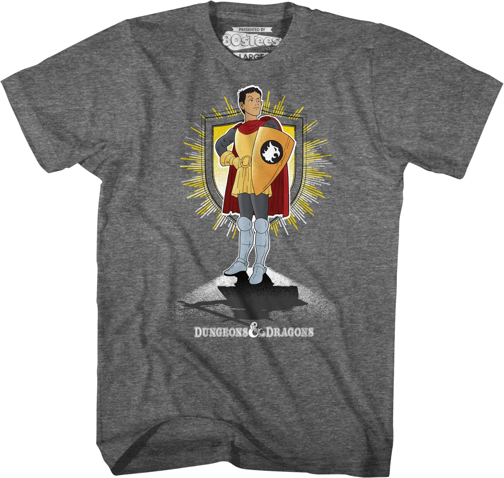 Gray Eric the Cavalier Dungeons & Dragons T-Shirt