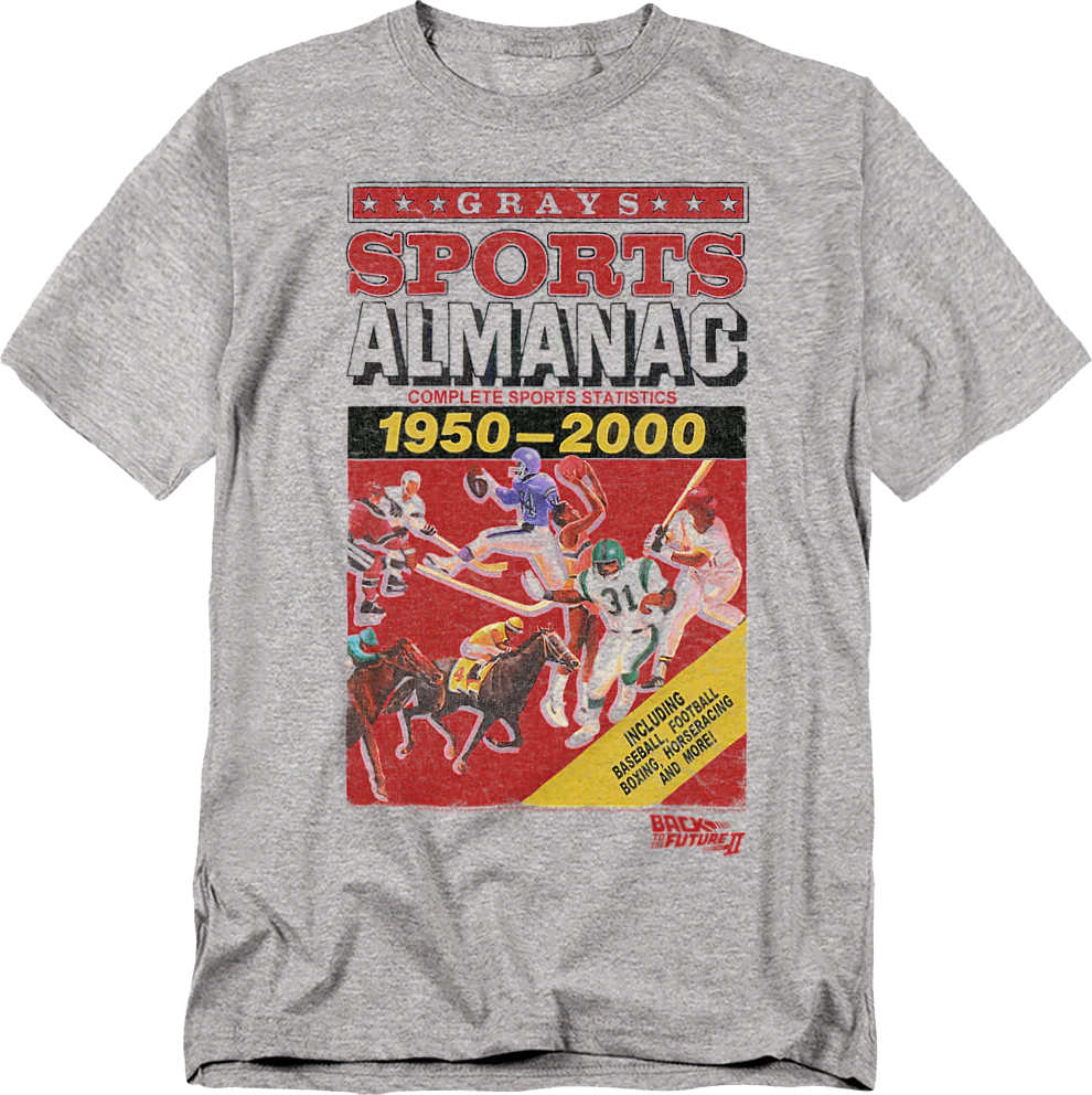 Grays Sports Almanac Back To The Future T-Shirt