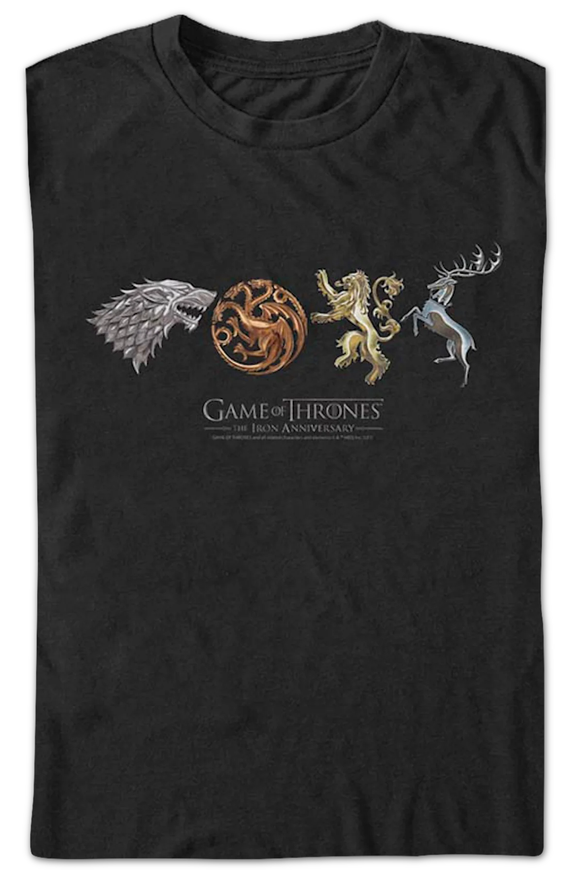 Great Houses Game Of Thrones T-Shirt - Image 2