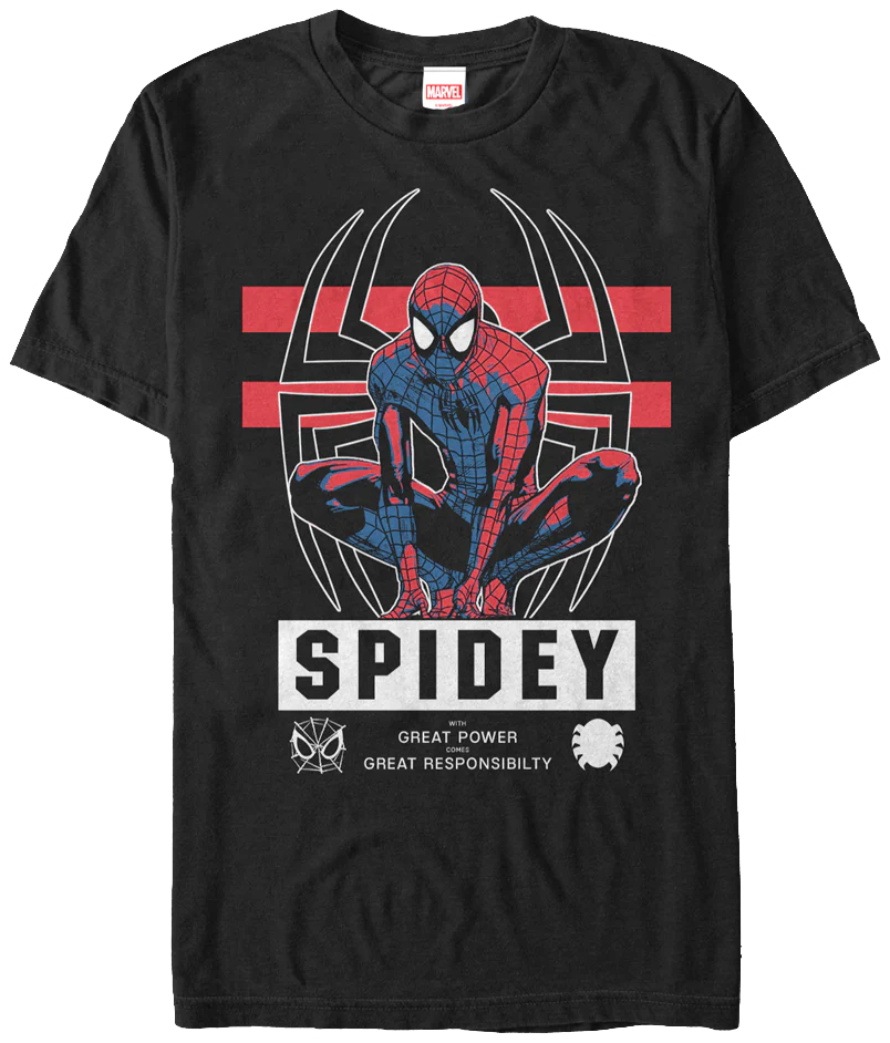 Great Responsibility Spider-Man T-Shirt