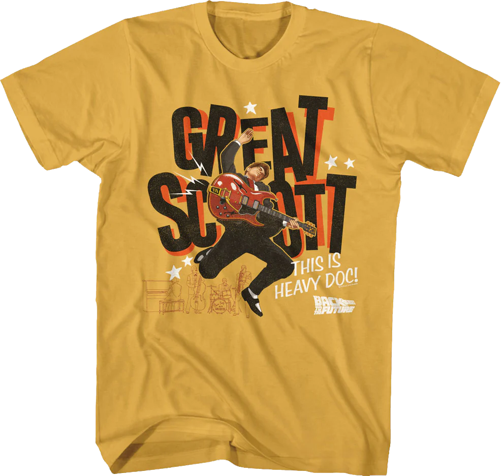 Great Scott Guitar Solo Back To The Future T-Shirt