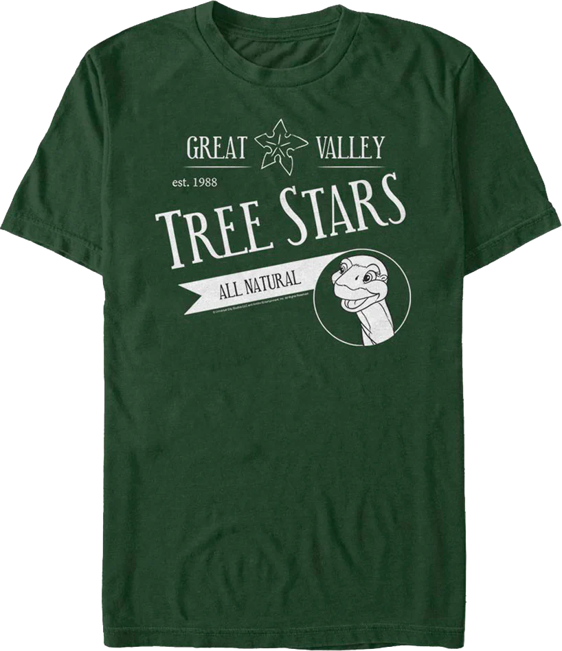 Great Valley Tree Stars Land Before Time T-Shirt