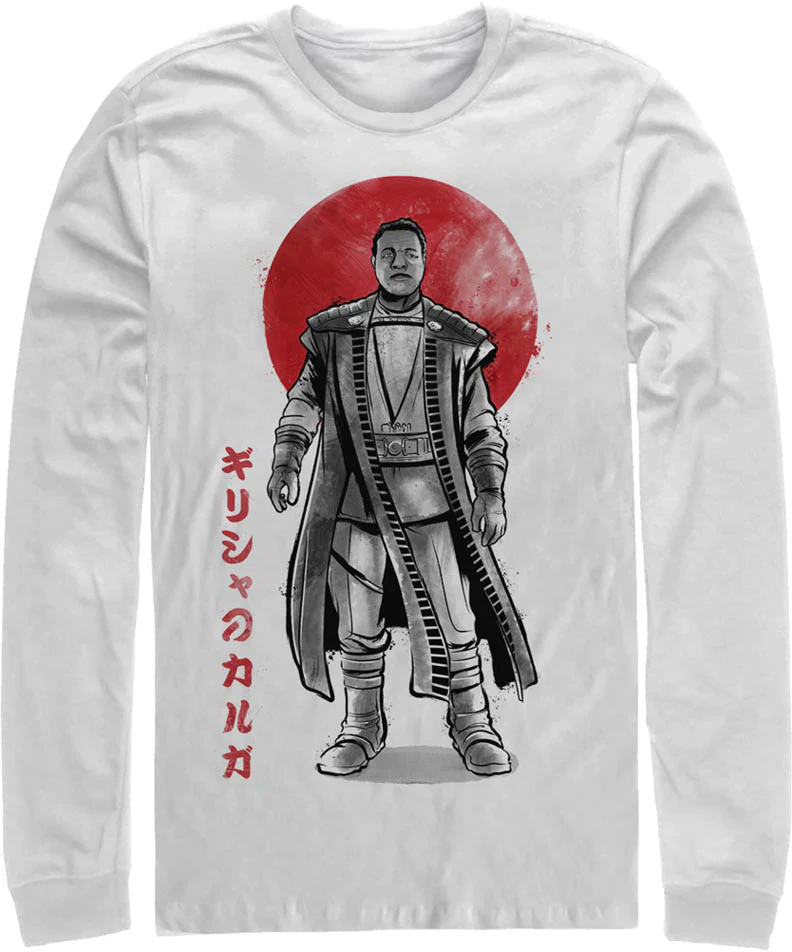Greef Karga Sketch The Mandalorian Star Wars Long Sleeve Shirt