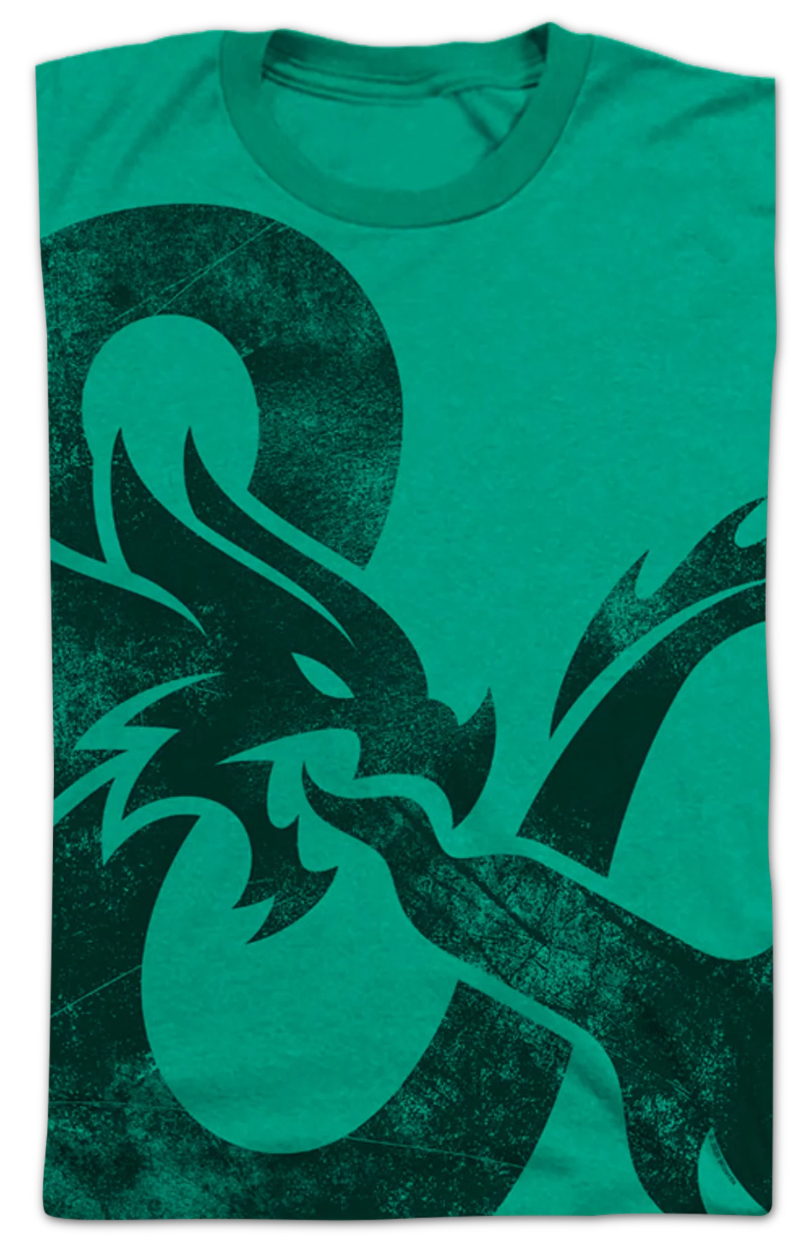 Green Big Print Logo Dungeons & Dragons T-Shirt - Image 2